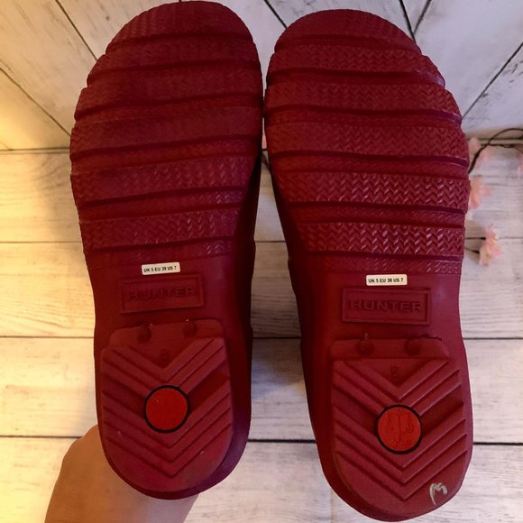 HUNTER Original Tall Pink Rain Boots - Picture 3 of 9